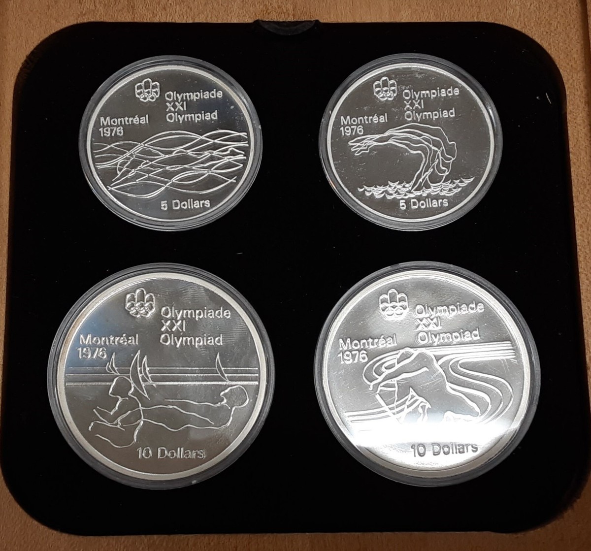 Complete 1976 Canada Montreal Olympic Games .925 Silver 28 Complete 1976 Canada Montreal Olympic Games .925 Silver 28