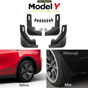 For-2020-2021-Tesla-Model-Y-Mud-Flap-Mudguards-Black-ABS-Flaps-Splash-Guards