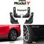 thumbnail 1 - For-2020-2021-Tesla-Model-Y-Mud-Flap-Mudguards-Black-ABS-Flaps-Splash-Guards