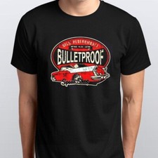 BULLETPROOF SPEED SHOP T-SHIRT CLOTHING 100% COTTON VINTAGE S,M,L,XL,2XL