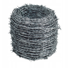 Stacheldraht Sperrdraht Maschendrahtzaun Forstzaun Wildzaun 100 Meter VERZINKT