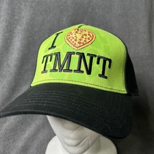 Teenage Mutant Ninja Turtles SnapBack Hat I Love TMNT Nickelodeon Black Cap