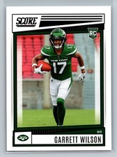 2022 Score Garrett Wilson ROOKIE CARD #306 - New York Jets. rookie card picture
