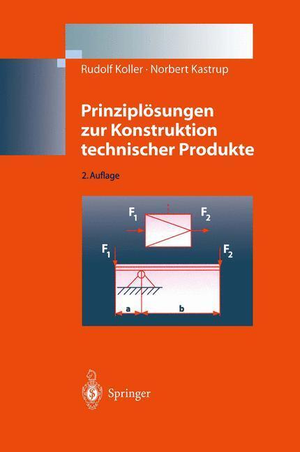 Prinziplösungen Zur Konstruktion Technischer Produkte | Buch |