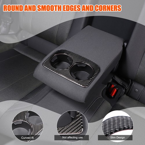 Rear Cup Holder Mat Decor Sticker Trim Decals For Subaru Crosstrek 2024+ - Picture 7 of 24
