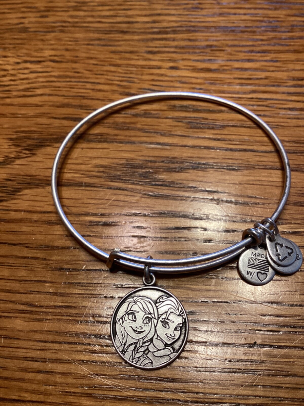 Alex And Ani Disney Anna And Elsa Frozen Expandable Bangle