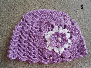 crochet bonnet for baby girl