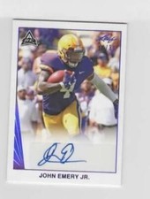 2021 Leaf Memories College 1990 Autograph Purple John Emery Jr ARC RC AUTO 14/30