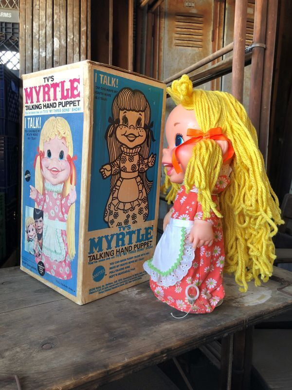 60s MATTEL TV s MYRTLE Vintage Mattel Talking Puppet Doll 60s MATTEL TV s MYRTLE Vintage Mattel Talking Puppet Doll