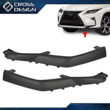 Front Bumper Molding Trim Fit For 2016-2018 Lexus RX350 Front Left Right Side
