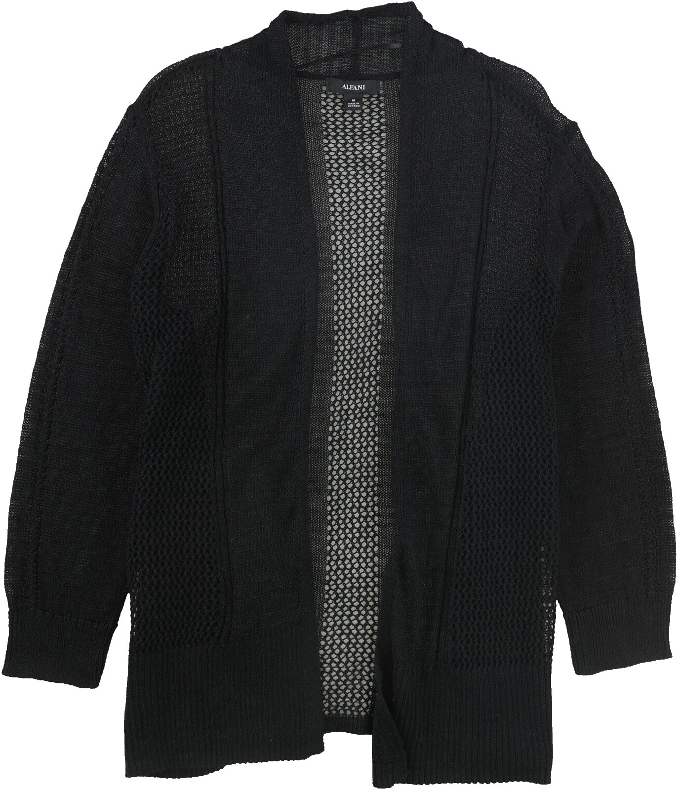 Suéteres para mujer negro de lino Alfani