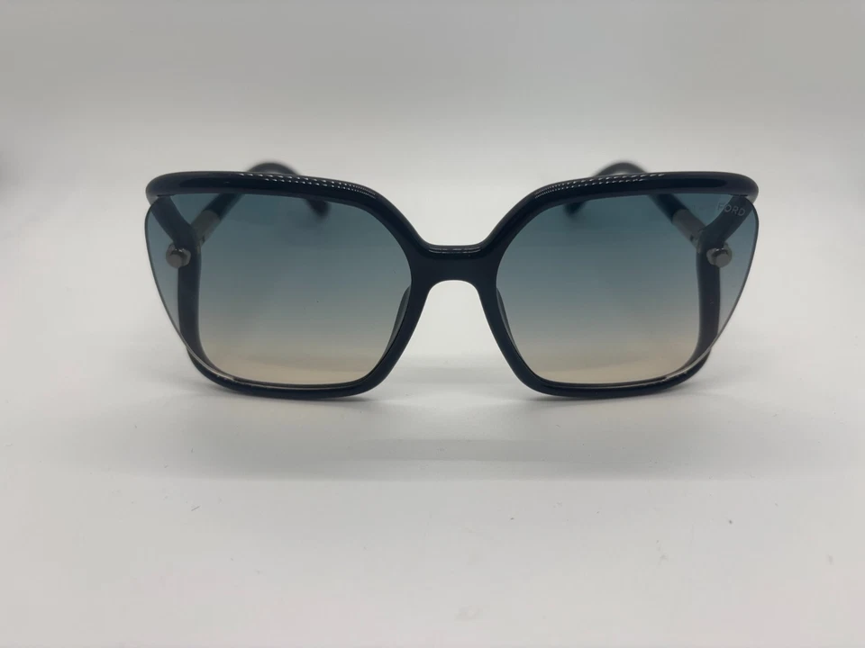 NEW Tom Ford Solange-02 TF1089 01P Black Sunglasses 60-17-120mm NO CASE - Изображение 2 из 4