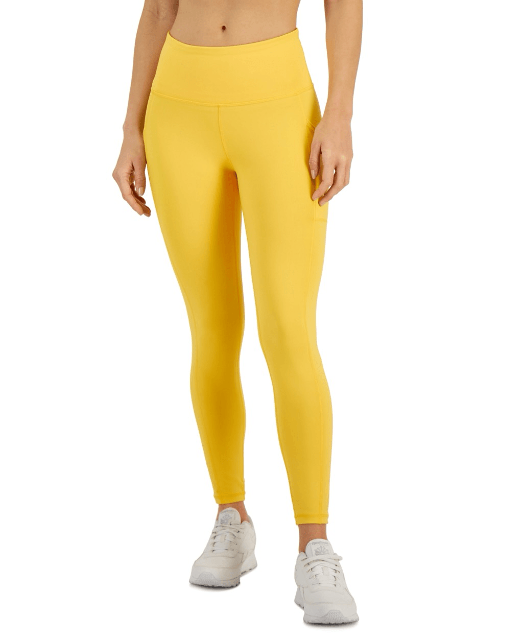 ID Ideology Womens High-Waist Compression Leggings with Side Pockets 7/8 Length XS-4