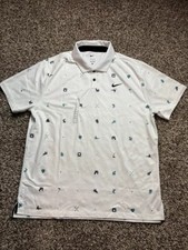 New Nike Tour Dri-FIT Tour Men's WhiteGolf Polo XLarge FQ0426-100