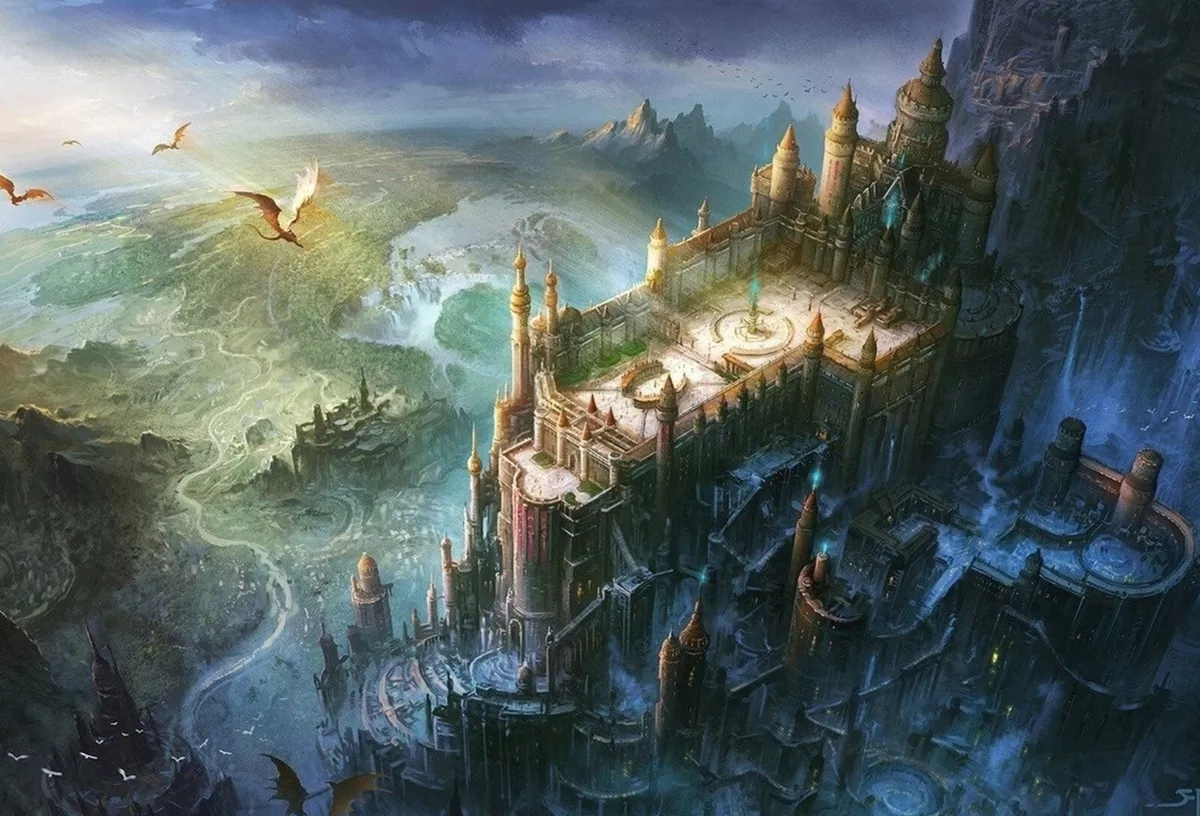 Minas Tirith (Beleriand)  Fantasy illustration, Middle earth art, Tolkien  art