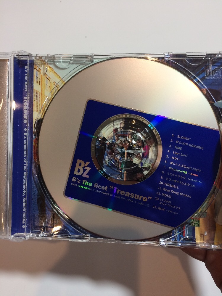 B'z The B'Z the Best Treasure Japan CD BMCR-7029 1998 OBI Rare