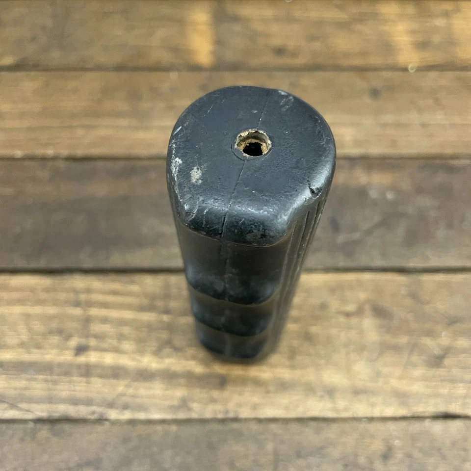 Empuñadura de manillar Schwinn vintage ovalada años 40 50 Phantom Orphan Cruiser Klunker Foto 3 de 4