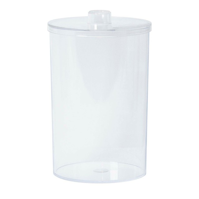 TechMed Sundry Jar, Plastic, Unlabeled, 4" D, 61/2" H, Plastic, Clear