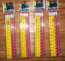 Pen + Gear Four Packs Of 5 Each Number 2 Cactus Wood Pencils