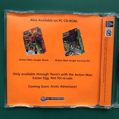 ACTION MAN (RAID ON ISLAND X) PC Videogame CD-ROM Secret Agent