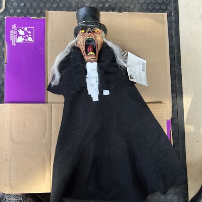 Vtg Halloween Hanging DRACULA Ghoul Monster Horror Decor Collegeville Rubber