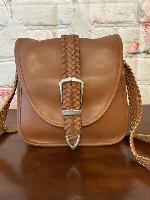 Leather Crossbody Brown Saddle Bag Type handbag