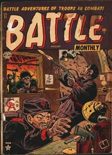 BATTLE #11 1952 ATLAS COMICS PRE CODE WAR ADVENTURE OF TROOPS IN COMBAT 120923