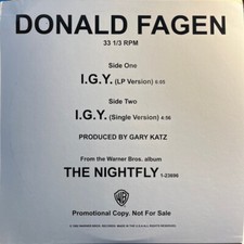DONALD FAGEN " I.G.Y. " NEW 12 RE-ISSUE STEELY DAN ROCK POP SOUL