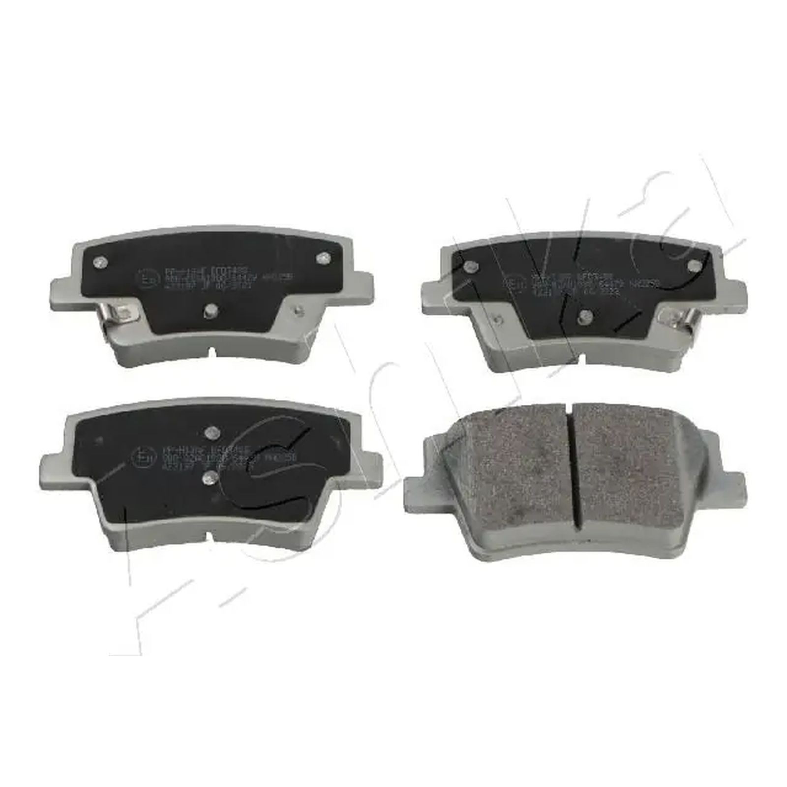 1x ORIGINAL® Ashika Bremsbelagsatz, Scheibenbremse Hinten für Hyundai SANTA FE