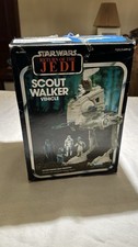 Vintage STAR WARS - AT-ST SCOUT WALKER - 100  Complete w  Box - KENNER