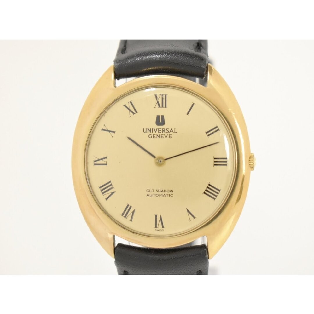 Universal Genève Gilt Shadow Automatic Unisex Pre-owned Watch From Japan image 4