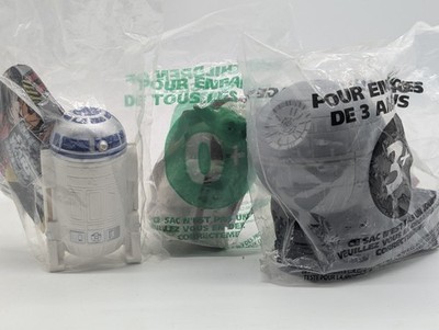 3x Star Wars Taco Bell Toys 1996 Sealed Außer R2d2