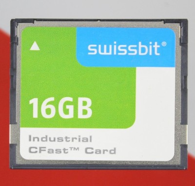 SWISSBIT CFast Card 16GB Compact Flash Card (SFCA16GBH2BV4T0-I-QT-226-STD)
