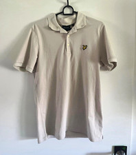 Lyle & Scott Herren Polo Beige Kurzarm Piqué...