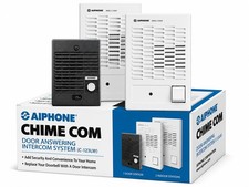 Aiphone C-123LW Dual Master ChimeCom Set, 1 Door, 2 Masters
