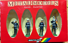 W.Britains toy soldiers 1/32 scale 7201 royal Marine colour party mint boxed
