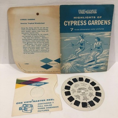 Sawyers View Master Rare 1958 Vintage Highlights of Cypress Gardens 1A961