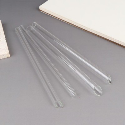 1Pcs Clear Glass Straws Reusable Drinking Straw For Drinks Cocktail Milkshake