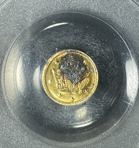 BG-806 1868 CALIFORNIA FRACTIONAL GOLD ~PCGS UNC DETAILS~NICE COIN~