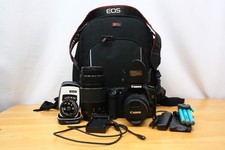 Canon EOS 30D DSLR Camera 18-55mm 75-300mm Lenses 32GB Card Bag Bundle