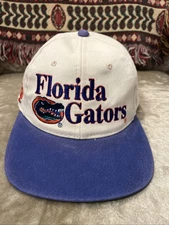 Vintage Florida Gators Hat Sports Specialties Rare Suede Brim Strapback HTF