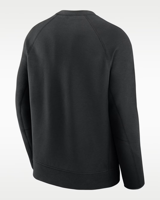 Nike Tech Fleece Pullover New York Mets Black Crew Sweatshirt