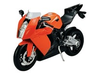 Welly Ktm 1190 RC8 Orange 1:10 Motorrad Model Neu Im Kasten 62806