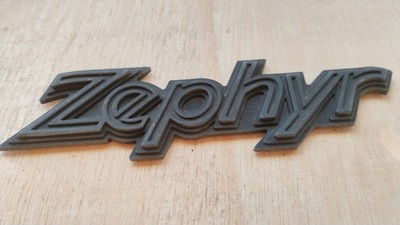 MERCURY ZEPHYR 78 - 83 EMBLEM Badge Logo Nameplate Rear Trunk Logo