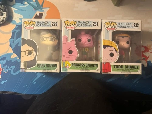 Funko Pop! Vinyl: BOJACK Horseman, Diane, Todd, and Princess Carolyn
