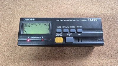 Boss Gitarre und Bass Auto-Tuner TU-70 - Vintage - funktionstüchtig - Top Zustand