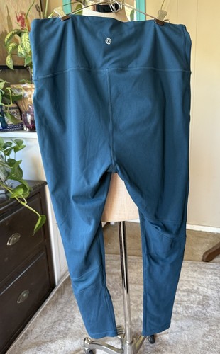 CORE 10 Women’s Icon Series - The Warrior Mesh leggings Teal, plus size 2X - Picture 6 of 11