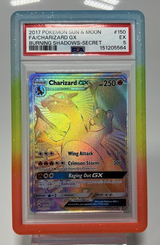 Charizard-GX graded PSA 5 for sale on eBay