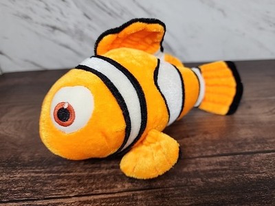  ~Ty Sparkle Nemo 8  Disney Pixar Clean Soft 2016 Orange White Clown fish Dory~ 