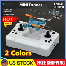 Best Mini Drone Remote Control Toy UAV Easy-Control, All Battery Included, Blue